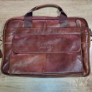 Fonmor Geninue Leather Laptop Bag